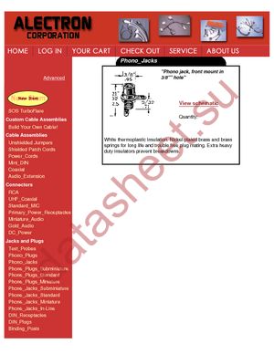 JR-1611 WHITE datasheet  